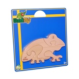 WoodiToys Träpussel 4 Bitar Groda