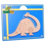 WoodiToys Träpussel 4 Bitar Babydinosaurie