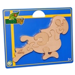 WoodiToys Träpussel 8 Bitar Papegoja