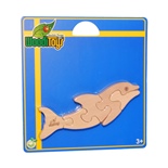 WoodiToys Träpussel 5 Bitar Delfin