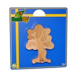 WoodiToys Träpussel 4 Bitar Träd