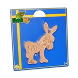 WoodiToys Träpussel 4 Bitar Åsna