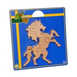 WoodiToys Träpussel 5 Bitar Häst