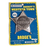 Wicke Lone Star Sheriffstjärna i Metall