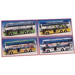 Speed Car Dubbeldäckarbuss med Pull Back Motor 1 st