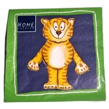 Home Fashion Lunchservett 33x33 cm 20-Pack Tiger
