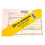 Classic Kvittensblock 50 Blad A6 L
