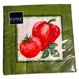 Home Fashion Lunchservett 33x33 cm 20-Pack Grönsaker