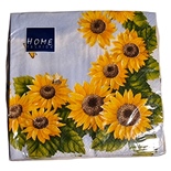Home Fashion Lunchservett 33x33 cm 20-Pack Solrosor