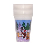 Plastmuggar Winter 10-Pack