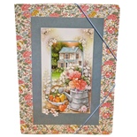 Country House Gummibandsmapp 3-Klaff A4
