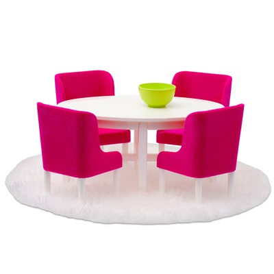 Lundby Matsalsmöbel Rosa, 60.2080