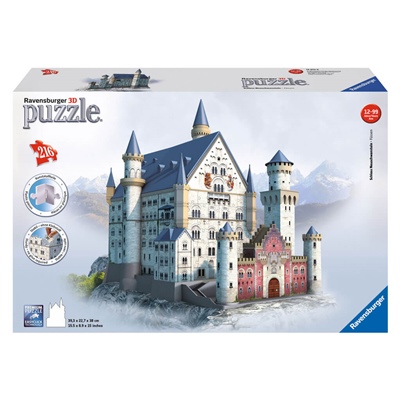 Ravensburger 3D Pussel 216 Bitar Neuschwanstein Castle, 125739