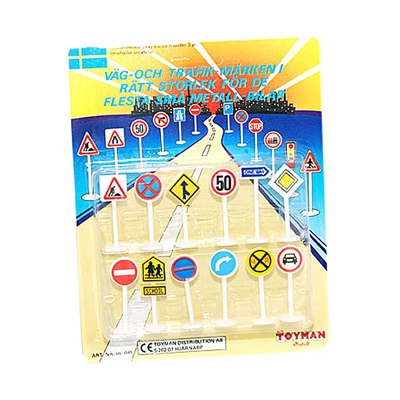 Väg- och Trafikmärken 12-Pack, 06-045