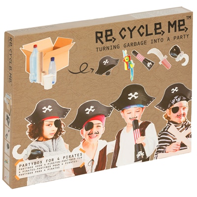 ReCycleMe Pirat Party 4-Pack, 73.1070