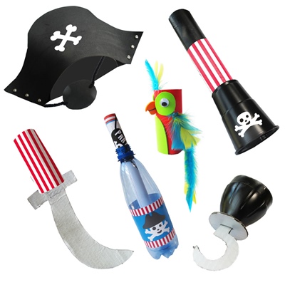 ReCycleMe Pirat Party 4-Pack, 73.1070