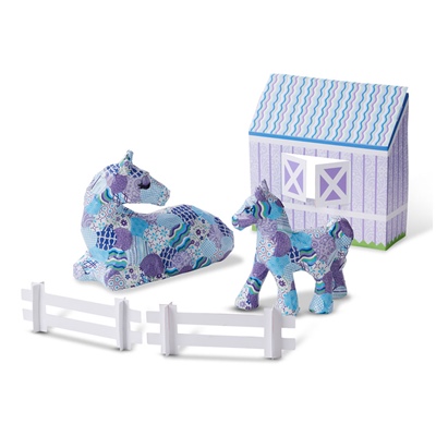 Melissa & Doug Decoupage Made Easy Häst och Ponny, 40107MD