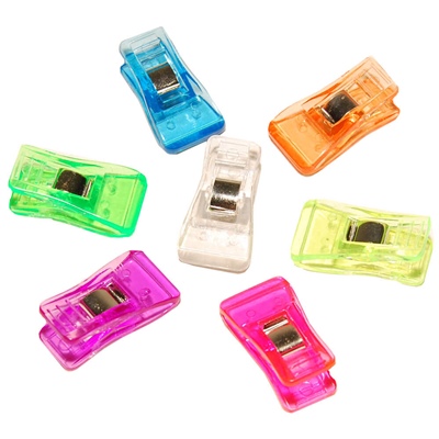 Office Minipappersklämmor i Plast 7-Pack, 7391553051902