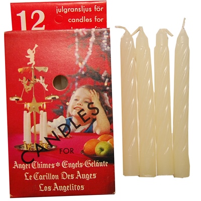 Julgransljus Skruvade Vita 12-Pack, 814012383