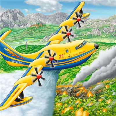 Ravensburger Pussel 3x49 Bitar Above the Clouds, 050338