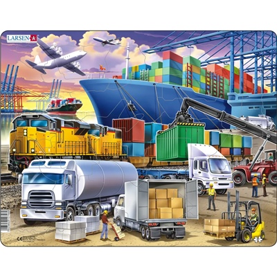 Larsen Pussel 37 Bitar Logistik Hub, US44
