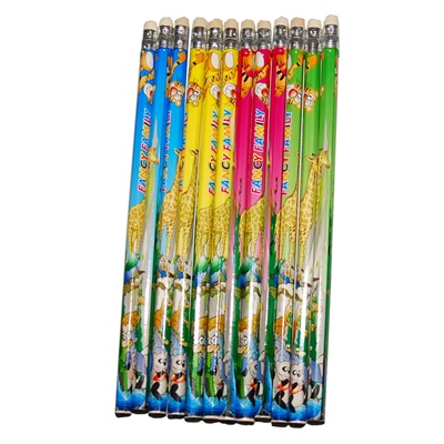 Fancy Family Blyertspenna med Sudd 12-Pack, 32261