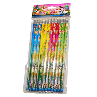 Fancy Family Blyertspenna med Sudd 12-Pack, 32261