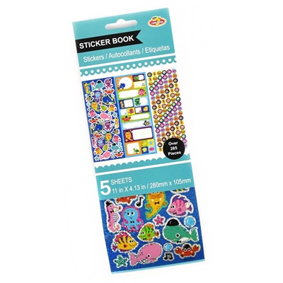 Stickers Block Sealife 285 Stickers, 51037