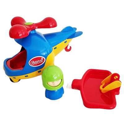 Gowi Helikopter med Pilot 16 cm, 965GO