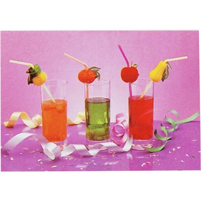 Party Sugrör Frukter 6-Pack, 5978