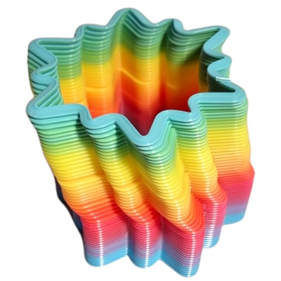 Trappspiral i Plast Rainbow Sun 80 mm, SU-08