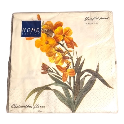 Home Fashion Lunchservett 33x33 cm 20-Pack Wallflower, 210027