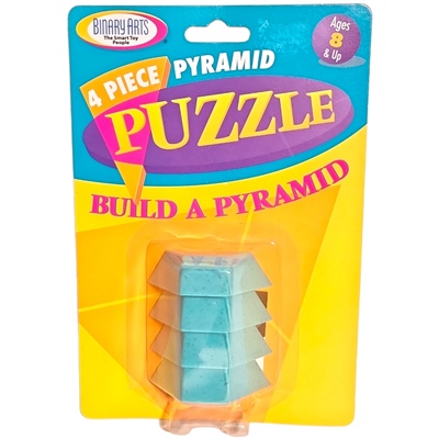 Binary Arts 4 Piece Pyramid Puzzle, #5768