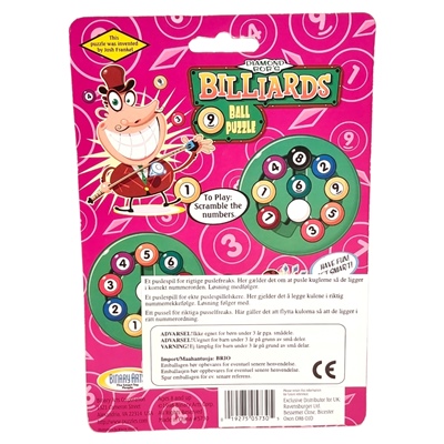 Binary Arts Diamond Bob´s Billiards 9 Ball Puzzle, #5730