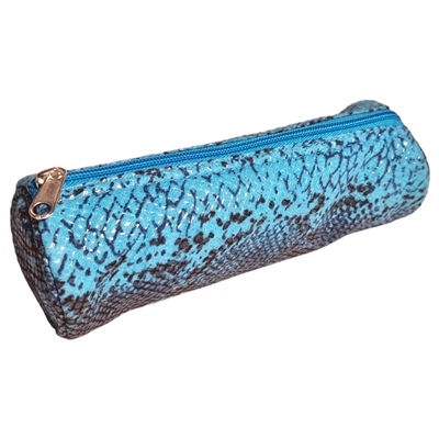 Pennfodral Runt Snake Blå, 7391553051469