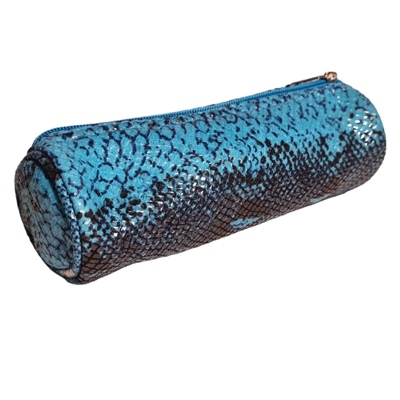 Pennfodral Runt Snake Blå, 7391553051469