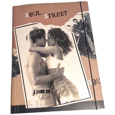 Soul Street Gummibandsmapp 3-Klaff A4, 37192