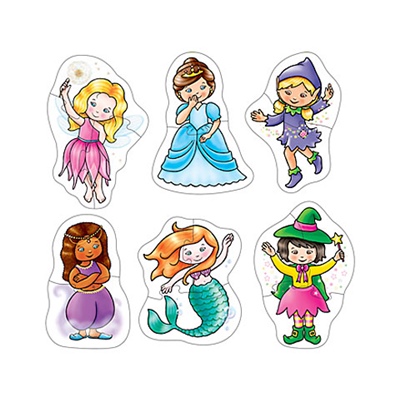 Orchard Toys Pussel 2 och 3 Bitar Fairy Tales, 5011863301444