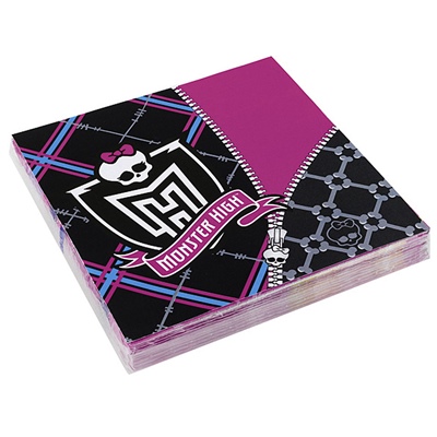 Monster High Pappersservetter 20-Pack, 552248